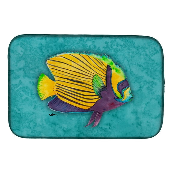 Caroline's Treasures Tropical Fish Dish Drying Mat