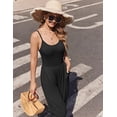 thumbnail image 4 of Ekouaer Jumpsuits for Women Sleeveless Spaghetti Strap Womens Jumpsuit One Piece Wide Leg Summer Romper With Pockets Beach Vacation Outfits 2026, 4 of 6