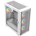 thumbnail image 4 of Gabinete Gamer BALAM RUSH CARBONO TWIN MATE 6000 M-ATX Mini Torre 4 Fan ARGB Cristal Templado Frente Intercambiable USB-C Blanco, 4 of 6