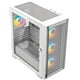 thumbnail image 4 of Gabinete Gamer BALAM RUSH CARBONO TWIN MATE 6000 M-ATX Mini Torre 4 Fan ARGB Cristal Templado Frente Intercambiable USB-C Blanco, 4 of 6