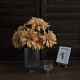 thumbnail image 5 of BalsaCircle 2 Champagne 20" Silk Dahlia Bushes Artificial Flowers, 5 of 8