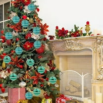 Christmas Tree Decoration Ornaments Christmas Decorations 9 Piece Flocked Christmas Decoration Setmultiple Styles Of S Can Also Be Used for Other Party Finishes for Christmas Tree Decoration