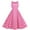Pink-2, variant on XFLWAM Women's 1950s Vintage Polka Dot Sleeveless Cocktail Swing Dress 60s A-Line Swing Rockabilly Audrey Hepburn Prom Tea Party Dress