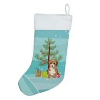 Doodle Tricolor #2 Christmas Christmas Stocking 13.5 in x 18 in