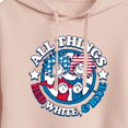 thumbnail image 3 of Dr. Seuss - All Things Red White And Blue - Juniors Cropped Pullover Hoodie, 3 of 6