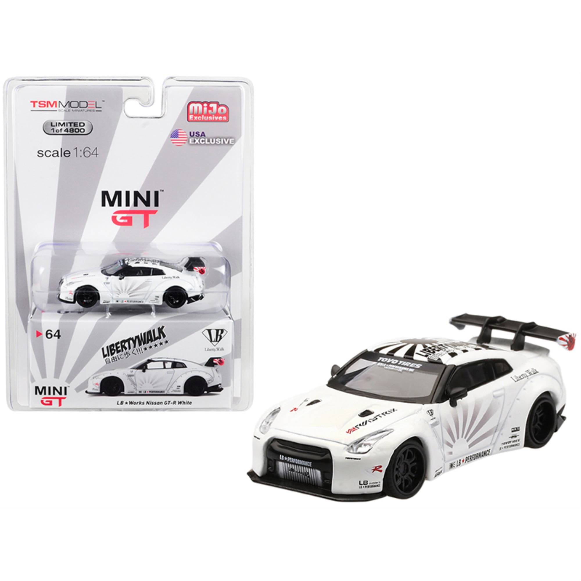 Nissan GT-R (R35) Type 1 LB Works  LibertyWalk  Blanco con