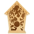 thumbnail image 1 of Nidos de pájaros Hojas de árboles huecos Patrones Casa de pájaros Jaula de pájaros para manualidades de interior y exterior, 1 of 10