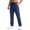 Blue, variant on Cmfcv Men's Big & Tall Lightweight Hiking Pants Quick Dry Outdoor Sweatpants with Zipper Pockets Athletic Workout Casual Trousers