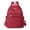 Red, variant on Stylago Women's Backpack Purse Mini Nylon Quilted Shopping Travel Daypack College Casual Schoolbags with Side Pockets Brown