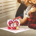 thumbnail image 6 of Xoxingysm Love Cats 3D Valentines Day Card for Her Up Anniversary Cards for Wife Birthday Cards Popup Wedding Cards Include Envelope., 1* Greeting Card, 6 of 8
