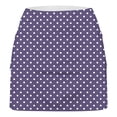 thumbnail image 5 of Erwazi Womens Dot Printed Yoga Skorts High Waisted Tight Jogging Workout Skirted Shorts with Pockets, 5 of 5