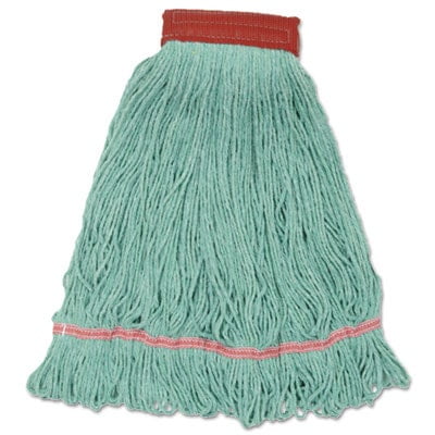 Boardwalk BWKLM30314L Wideband Looped-end Mop Heads, Large, Green, 12/carton