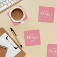 thumbnail image 6 of Xecao Happy Mother's Day for MDF Cork Coaster 4 Pcs,Drink Coasters,Suit for House Warming Gifts New Home ,Coffee Table Decor-Square, 6 of 7