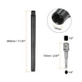 thumbnail image 2 of Uxcell Extra Long Hollow Socket, 14mm x 300mm Deep Well Impact Nut Driver with Power Drill Adapter, 2 of 6