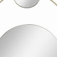 thumbnail image 3 of Benjara BM217164 Round Dual Wall Mirror Conjoined with Metal, Gold & Silver, 3 of 5