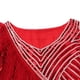 thumbnail image 5 of Vestido de baile latino con Flecos Sunnimix leotardo rojo XL, 5 of 8