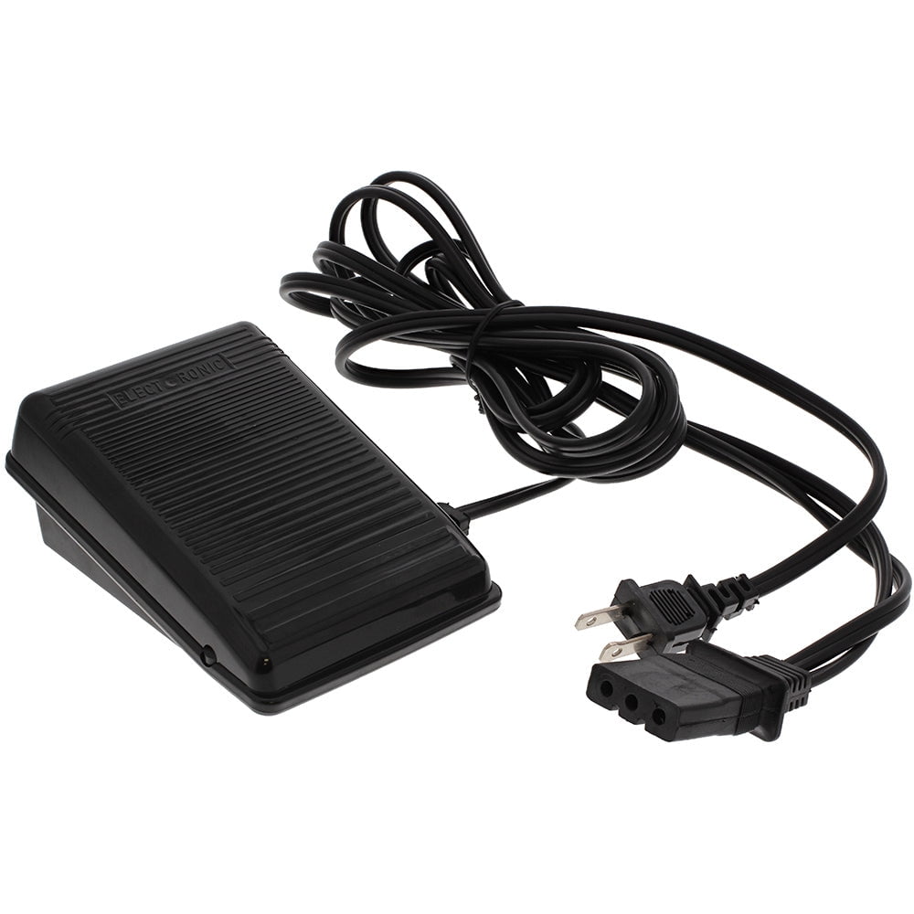 VHBW Replacement Sewing Machine Foot Pedal and Power Cord