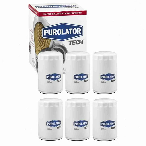 6 pc Purolator TECH TL20195 Engine Oil Filters for 0-451-104-001 0-451-104-003 00120-00001 0230578 0232241 0232421 0232578 0234900 0237000 0237000-5 0251381-0 041-0019 041-0423 041-0563 041-8058