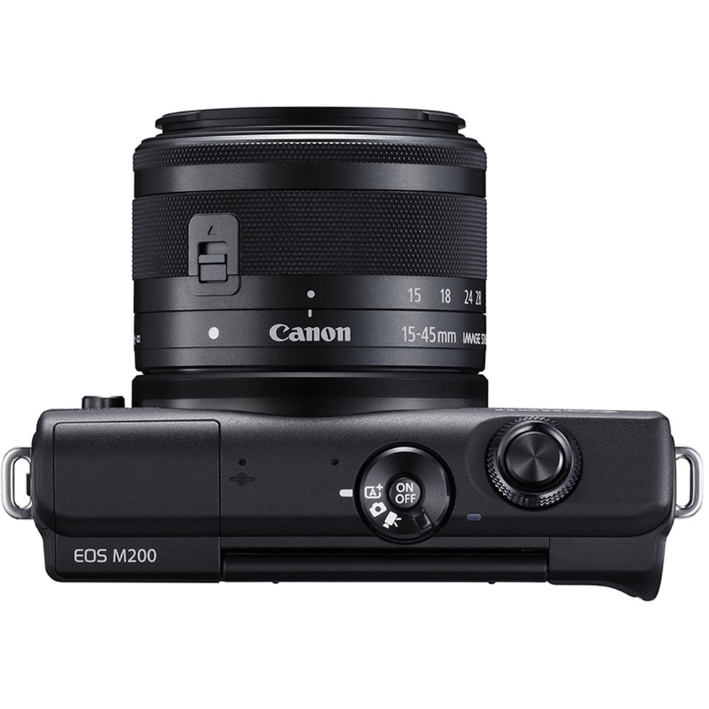 Canon EOS M200 Mirrorless Digital Camera with EF-M 15-45mm f/3.5 