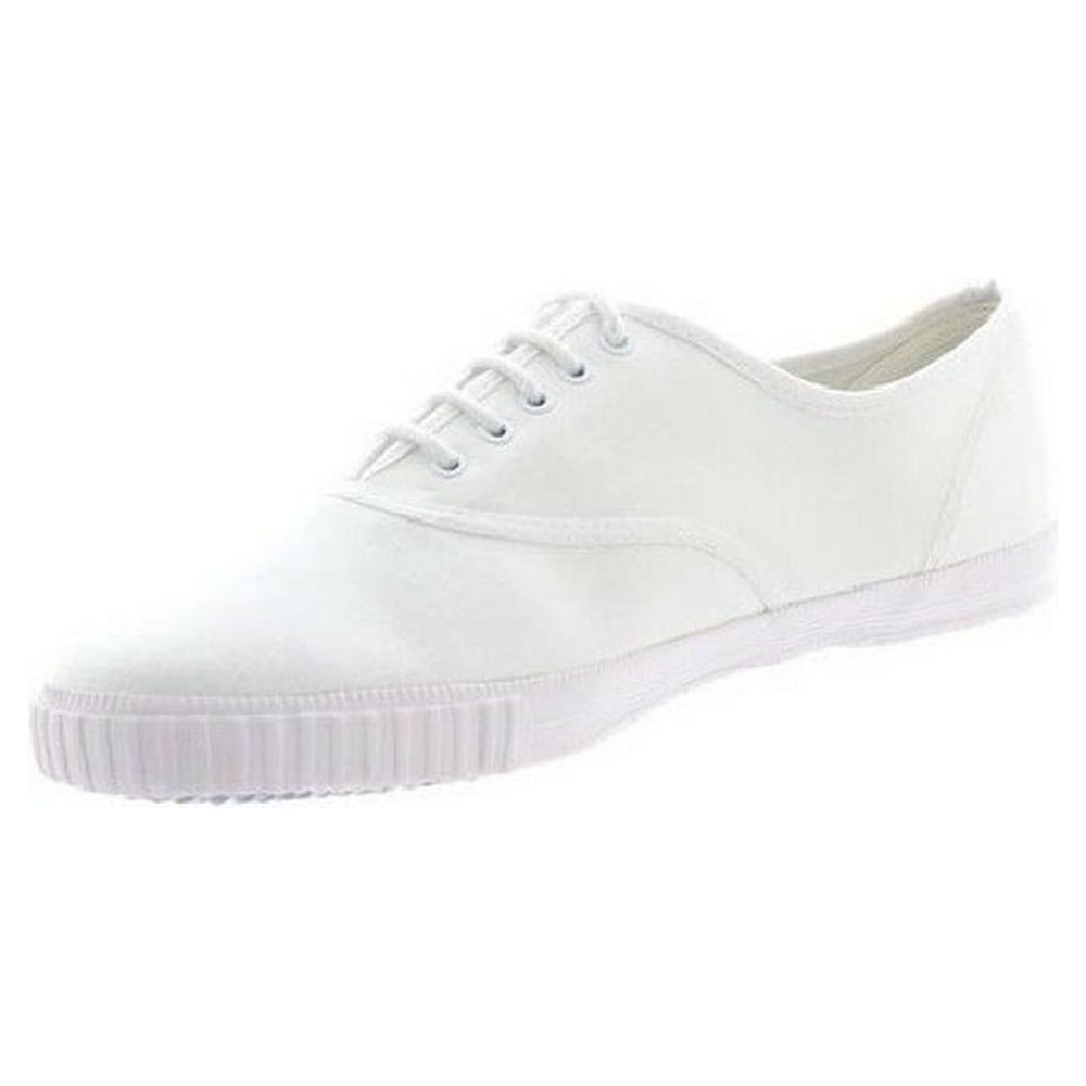 Dek Kids  Junior Lace White Canvas Gym Sneakers - image 4 of 6