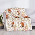 thumbnail image 3 of Balery Cute Sleepy Fox Manta de Franela con Dibujo, Lujo Ultra Suave y Cálido, Antipelusa y Resistente a las Arrugas para Cama, Sofá, Camping -60"x50", 3 of 6