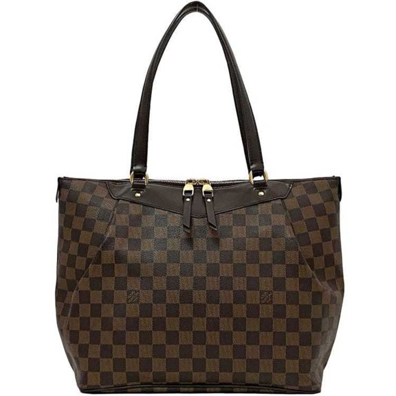 Pre-Owned Louis Vuitton Tote Bag Westminster GM f-22577 Brown Damier Ebene N41103... (Good)