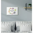thumbnail image 2 of The Stupell Home Decor Collection Ohio State Home Sweet Home Succulent Watercolor Vignette Wood Wall Art, 2 of 6