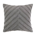 thumbnail image 1 of Nanette Lepore Villa Velvet Riveted Pillow, Pleat, Grey, 1 of 1