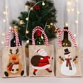 thumbnail image 1 of Xihbxyly Bolsa de Regalo Navideña de Lino, Diseño Sostenible y Reutilizable, Estampados Festivos, Multiusos para Navidad, Cumpleaños y Ocasiones Especiales, Ecológica, Incluye 1 Bolsa, Tamaño 12 X 15, 1 of 3