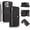 Retro Black, variant on Wallet Case for iPhone 15 Pro 6.1 inch, 9 Card Slots Retro Leather Wallet Case Shockproof Flip Cover with Hand Strap Card Slots Zipper Pocket Kickstand Handbag Magnetic Closure - Retro Black