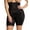 Black, variant on Women's Naomi & Nicole 7089X Plus Size Shaping Thigh Slimmer With Back Magic (Cupid Nude XL)