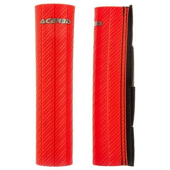Acerbis Upper Fork Guards Red for Suzuki SP100 1983