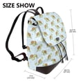 thumbnail image 2 of Sikiie Cartoon Sea Turtle Women Genuine Leather Backpack Fashion Rucksack Daypack Leather Casual Travel Backpacks for Women, 2 of 4