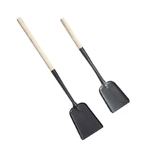 Raindrops 2pcs Fireplace Ash Shovel With Handle For Bbq Grill And Fire Pit And Convenient Design For Home Use