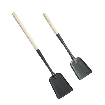 Raindrops 2pcs Fireplace Ash Shovel With Handle For Bbq Grill And Fire Pit And Convenient Design For Home Use