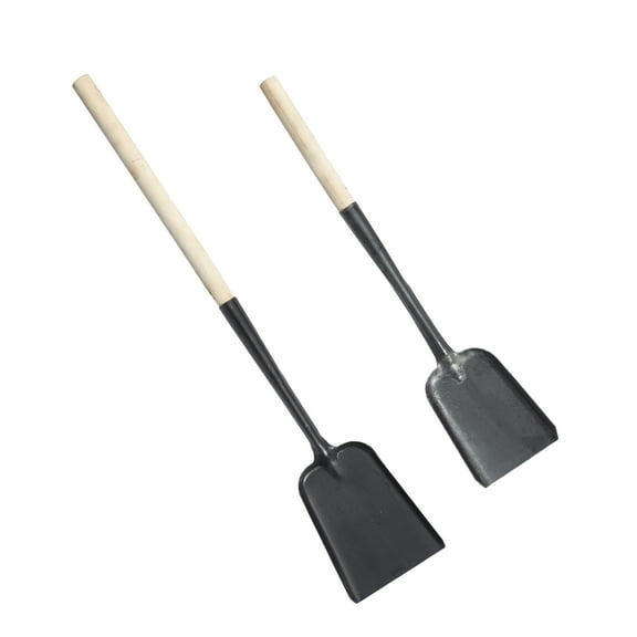 Raindrops 2pcs Fireplace Ash Shovel With Handle For Bbq Grill And Fire Pit And Convenient Design For Home Use