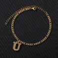thumbnail image 1 of Large Initial Letter Anklets For Women Stainless Steel Letter A-z Anklet Bracelet Foot Beach Summer Jewelry Gift Bijoux Femme, 1 of 5