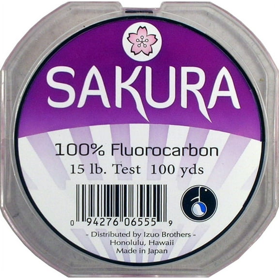 J-Line Sakura 15 lb Fluorocarbon Fishing Line