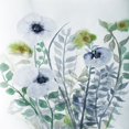 thumbnail image 2 of Charest, Doris 12x12 Gold Ornate Wood Framed with Double Matting Museum Art Print Titled - Floral Embrace 1, 2 of 4
