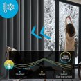 thumbnail image 3 of Blackout Curtains Thermal Insulated Anti Cold, 117x138 CM (Width x Height), Modern Design with Eyelets, Curtains for Living Room and Bedroom, Dark Gre, 3 of 5
