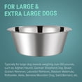 thumbnail image 2 of Cuenco para perros URBUDDIES, 4,2 L/1,1 galones, extra grande, acero inoxidable S, 2 of 4