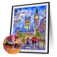 thumbnail image 2 of 5D Kit DIY ciudad paisaje completo redondo diamante pintura mosaico strass imagen FLhrweasw Nuevo, 2 of 9