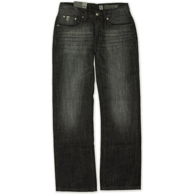 Marc Ecko - Pantalones vaqueros ajustados para hombre, color negro, 38 W x 34 L Marc Ecko Corte de bota
