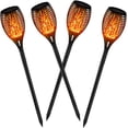 thumbnail image 1 of Solar Lights Upgraded, Waterproof Flickering Flames Torches Lights Outdoor Solar Spotlights, 1 of 4