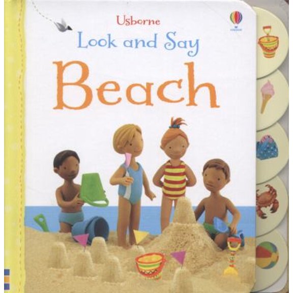 Pre-Owned Usborne Look and Say: Beach. F. Brooks (Hardcover)