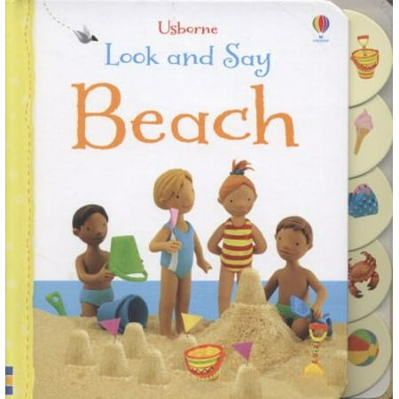 Pre-Owned Usborne Look and Say: Beach. F. Brooks (Hardcover)