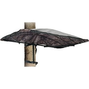 Rhino Blinds XL Universal Treestand Cover Roof Kit, Black/Steel