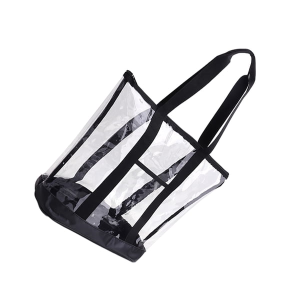 Qarigey Bolsa transparente multiusos, práctica para playa, bolsa de playa, cómoda Bolsas de mensajero y de hombro