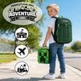 thumbnail image 6 of Kids Minecraft Backpack 4-Piece Combo School Supplies, 6 of 7