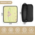 thumbnail image 2 of Hair Tools Storage with Heat Resistant Mat- Cartoon Butterfly Pattern Printed Curling Iron Travel Bag/Flat Iron Case for Women, 2 of 8